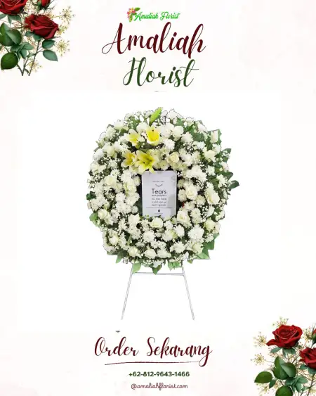 Krans Bunga Duka Jelijih Punggung